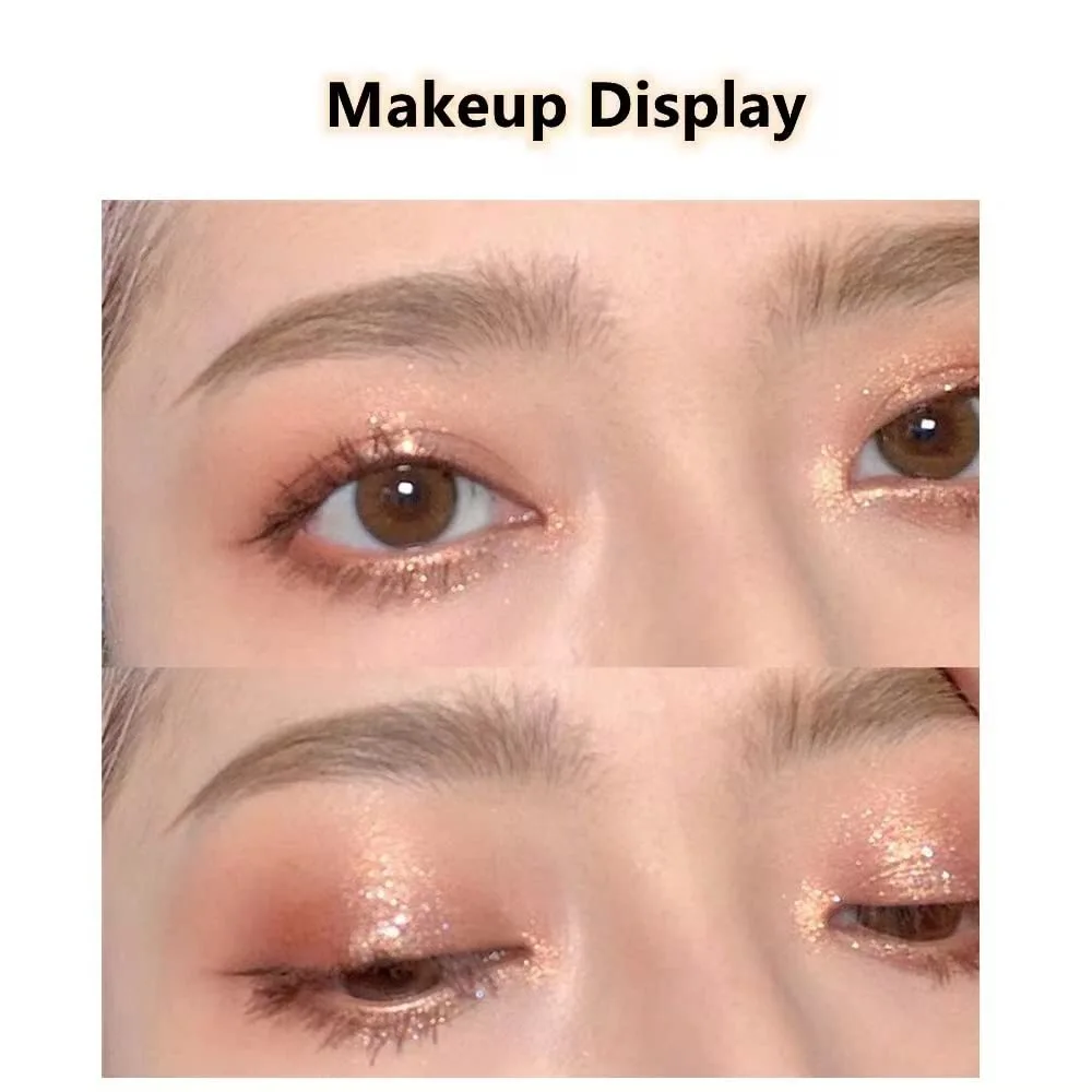 JIALII 26 Colors Eyeshadow Palette Highlight Blush Pearl Matte Glitter Eyeshadow 20 Eyeshadow and 6 Contouring Palette with