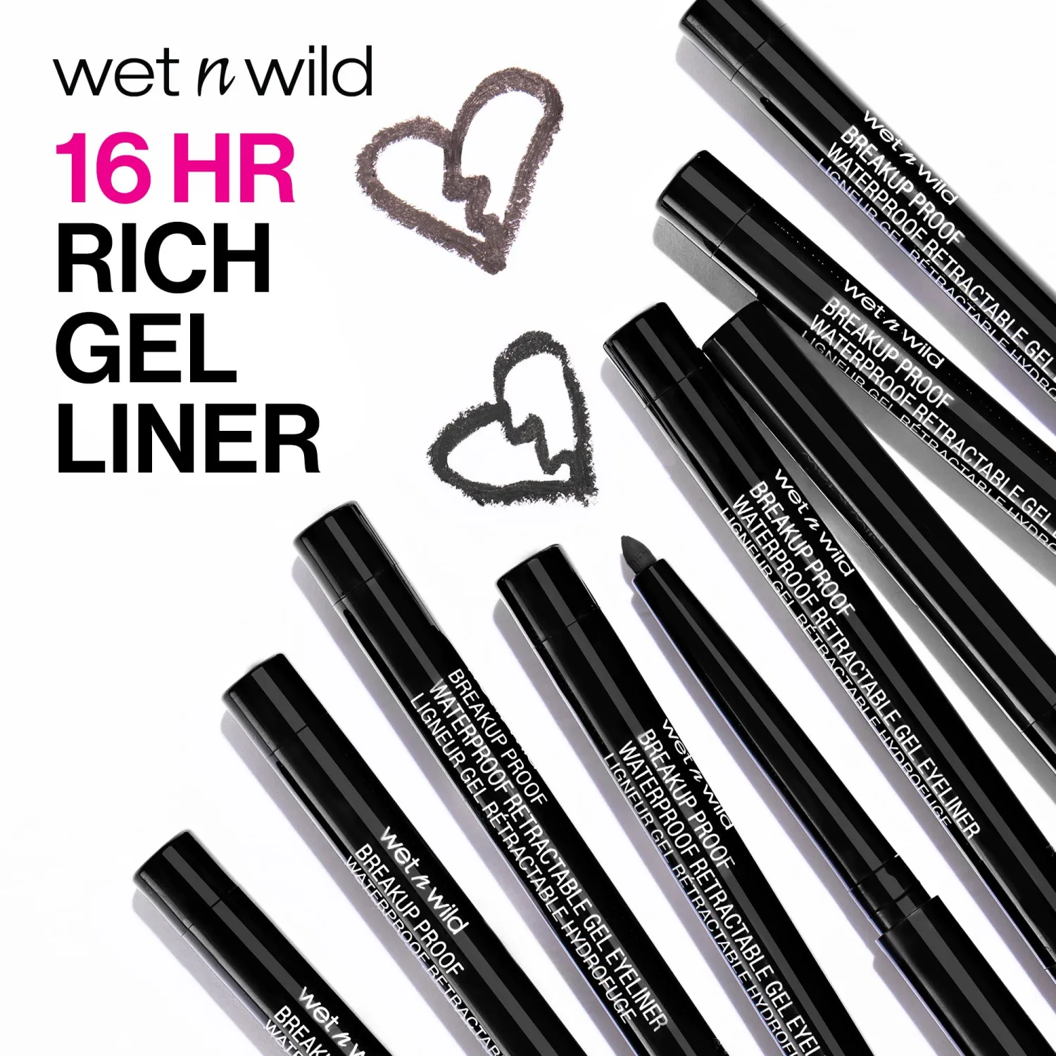 wet n wild Breakup Proof Waterproof Retractable Gel Eyeliner Brick Brown