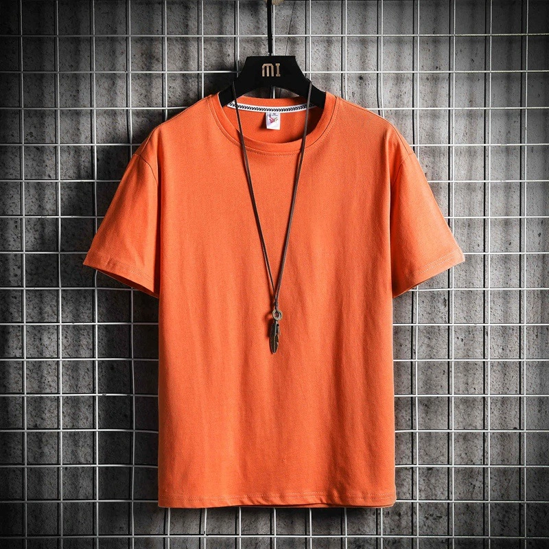 Summer Multicolor Cotton Loose Short Sleeve T-Shirt