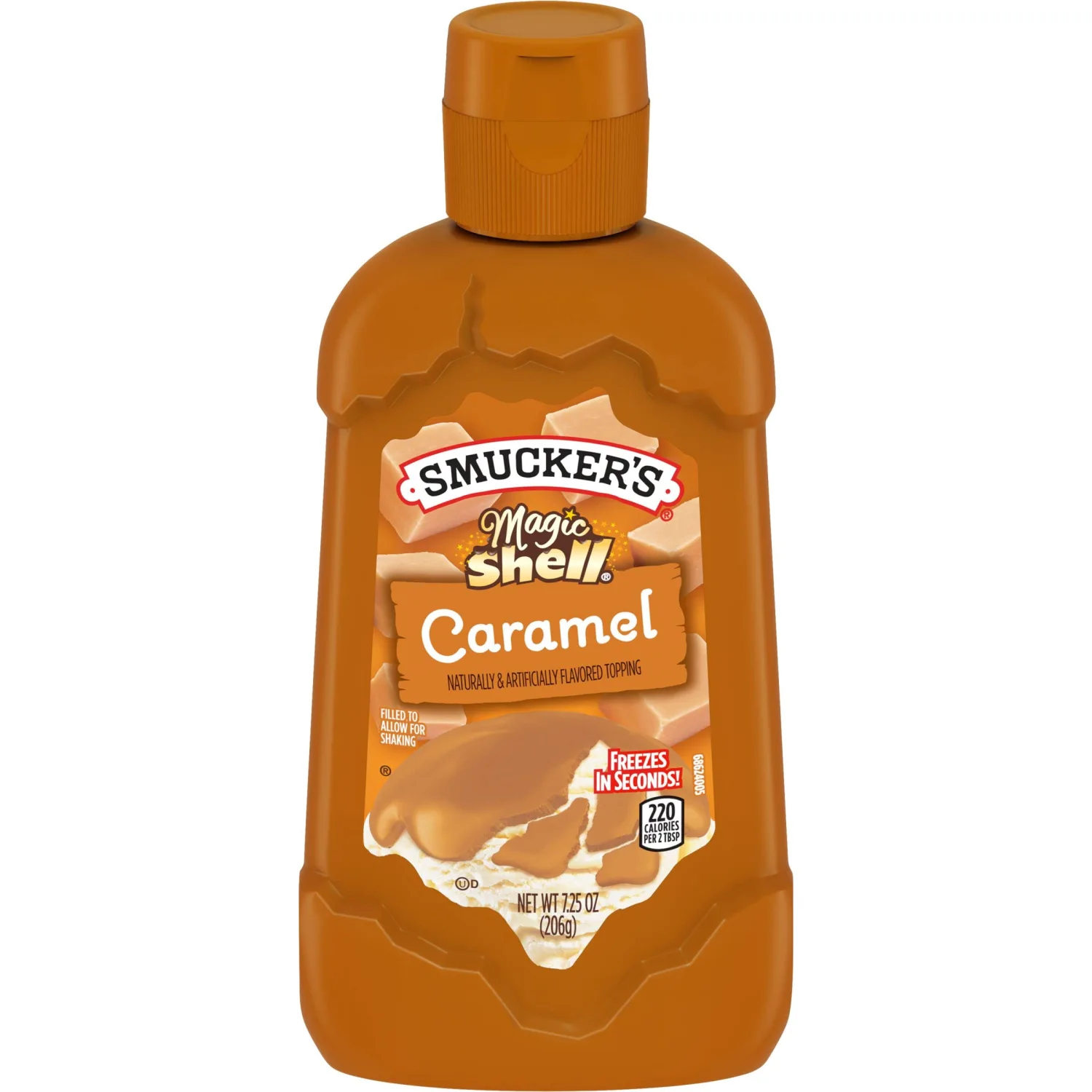 Smucker's Magic Shell Caramel Flavored Topping, 7.25 Ounces (Pack of 8)