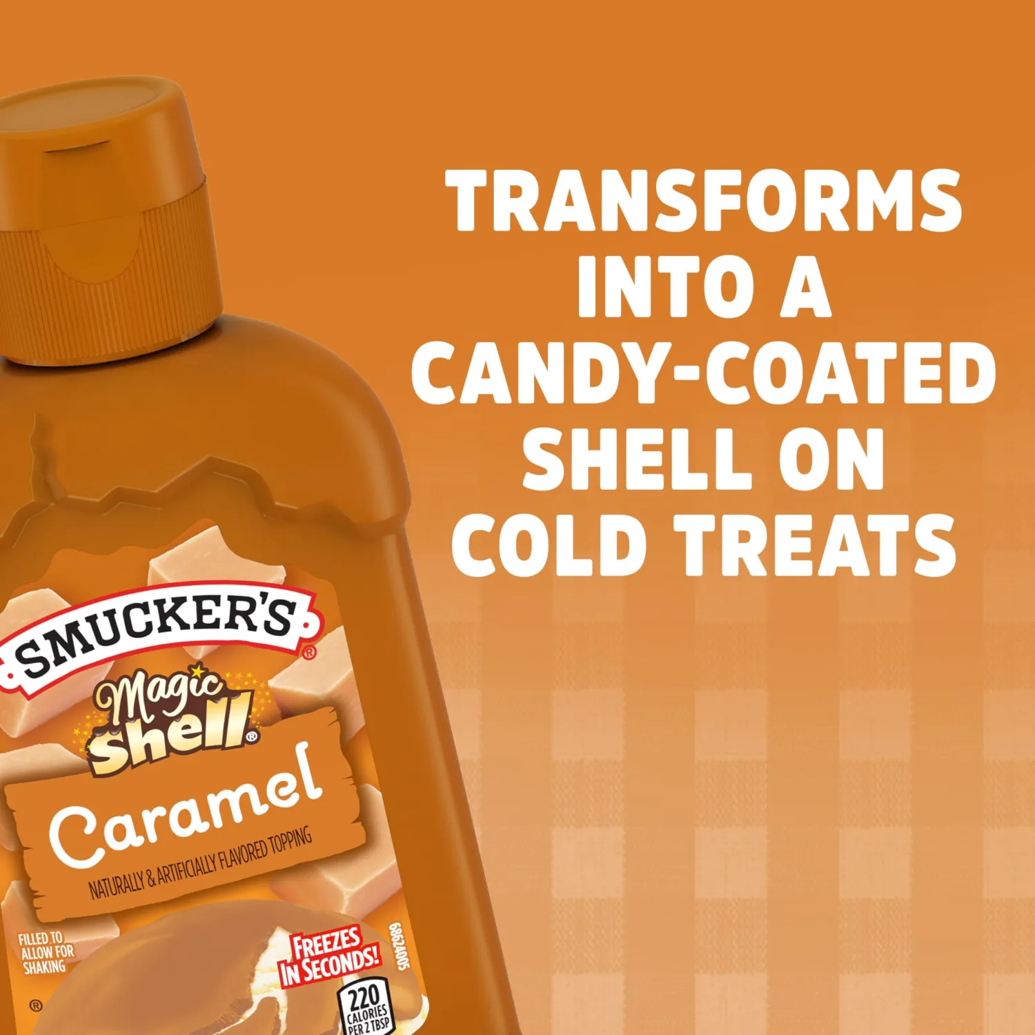 Smucker's Magic Shell Caramel Flavored Topping, 7.25 Ounces (Pack of 8)
