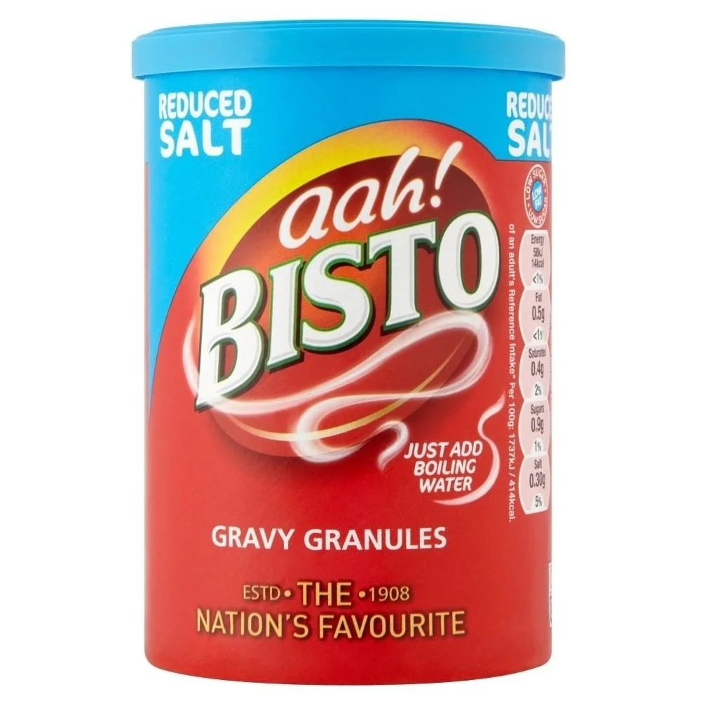 Bisto Favourite Gravy Granules Reduced Salt (170g) - Pack of 2