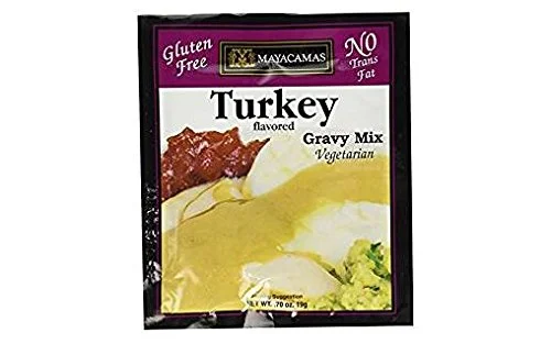 Mayacamas Gluten Free & Vegetarian Turkey Gravy (Pack of 4) .70 oz Packets