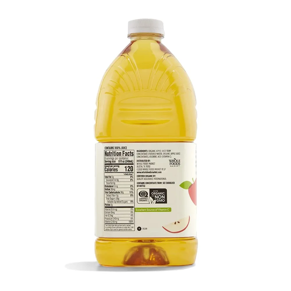 365 by Whole Foods Market, Juice Apple Organic, 64 Fl Oz