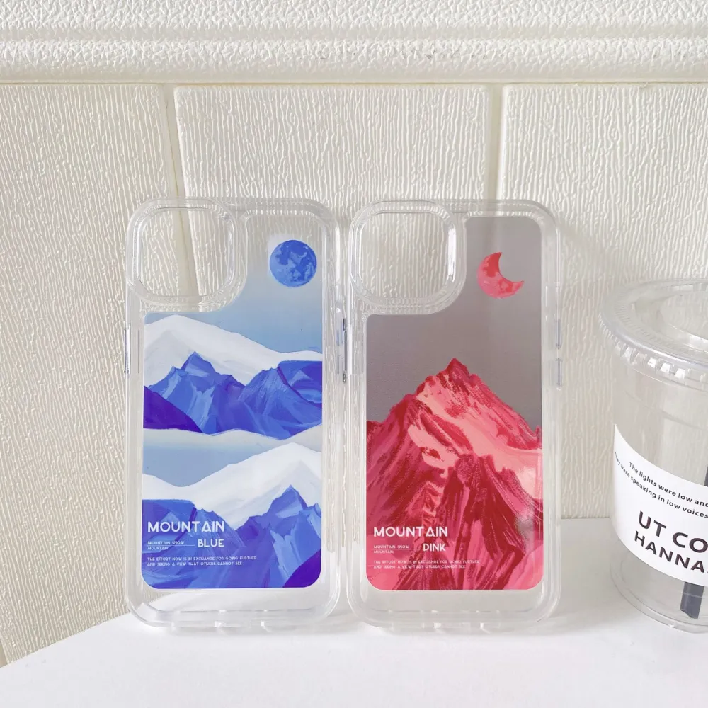 Cloud Moon Transparent Silicone Phone Case