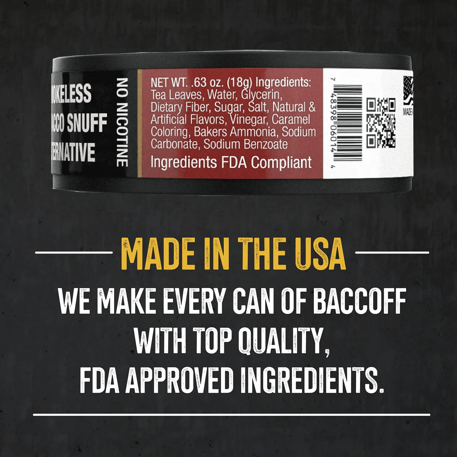 BaccOff, Gen II Straight Pouches, (1 Can)