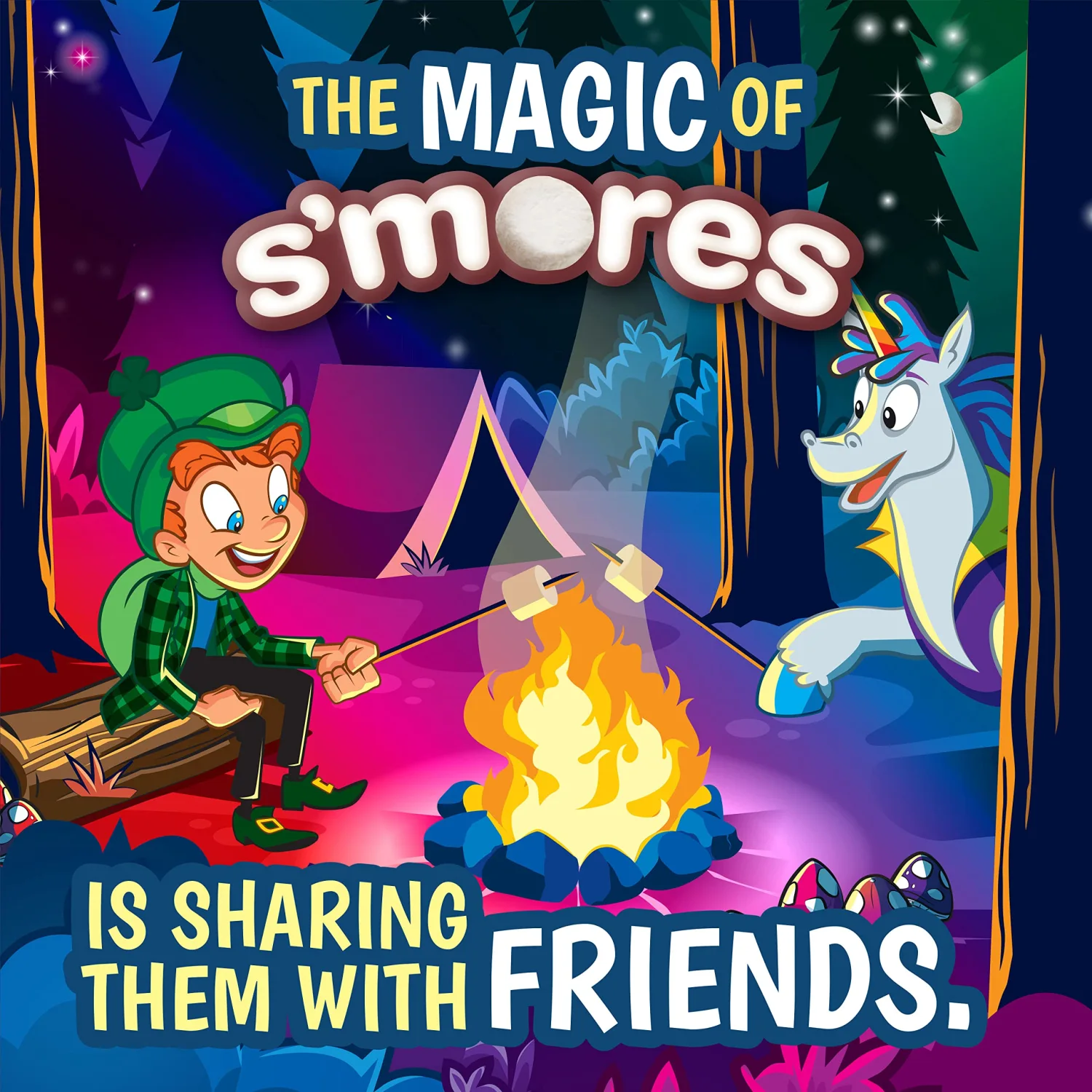 Lucky Charms S’mores Cereal with Marshmallows, With Leprechaun Trap, Made With Whole Grain, Family Size, 18.7 OZ