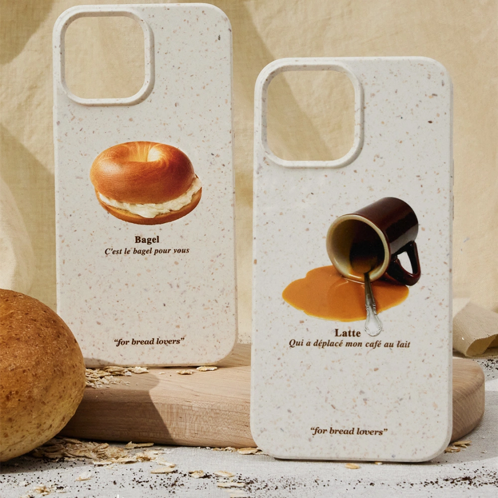 Suitable For Degradable Bagel Coffee Phone Case