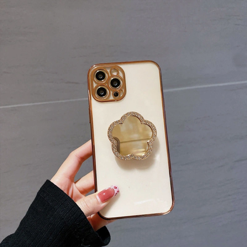 Precision Hole All-inclusive Mirror Rhinestone Phone Case