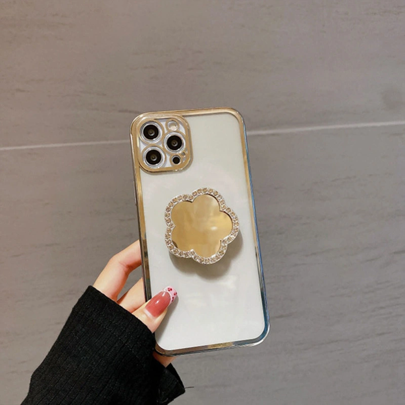 Precision Hole All-inclusive Mirror Rhinestone Phone Case