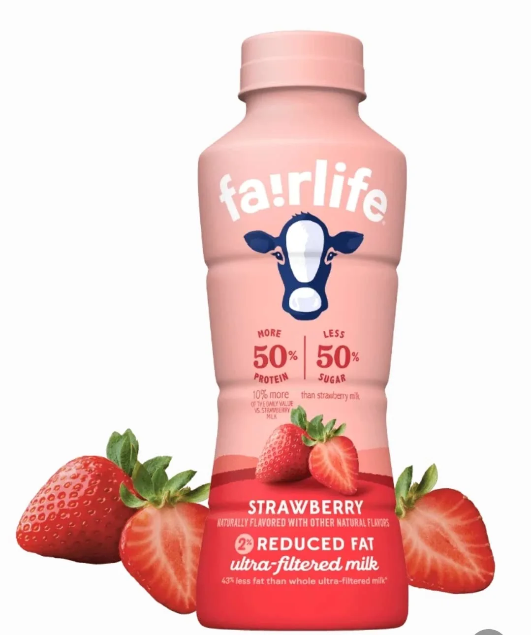 WESTERNMBY Fairlife UFM Milk 2% Reduced Fat Variety Pack, 14 Fl Oz, Total 6 bottles (3 Chocolate, 3 Strawberry)