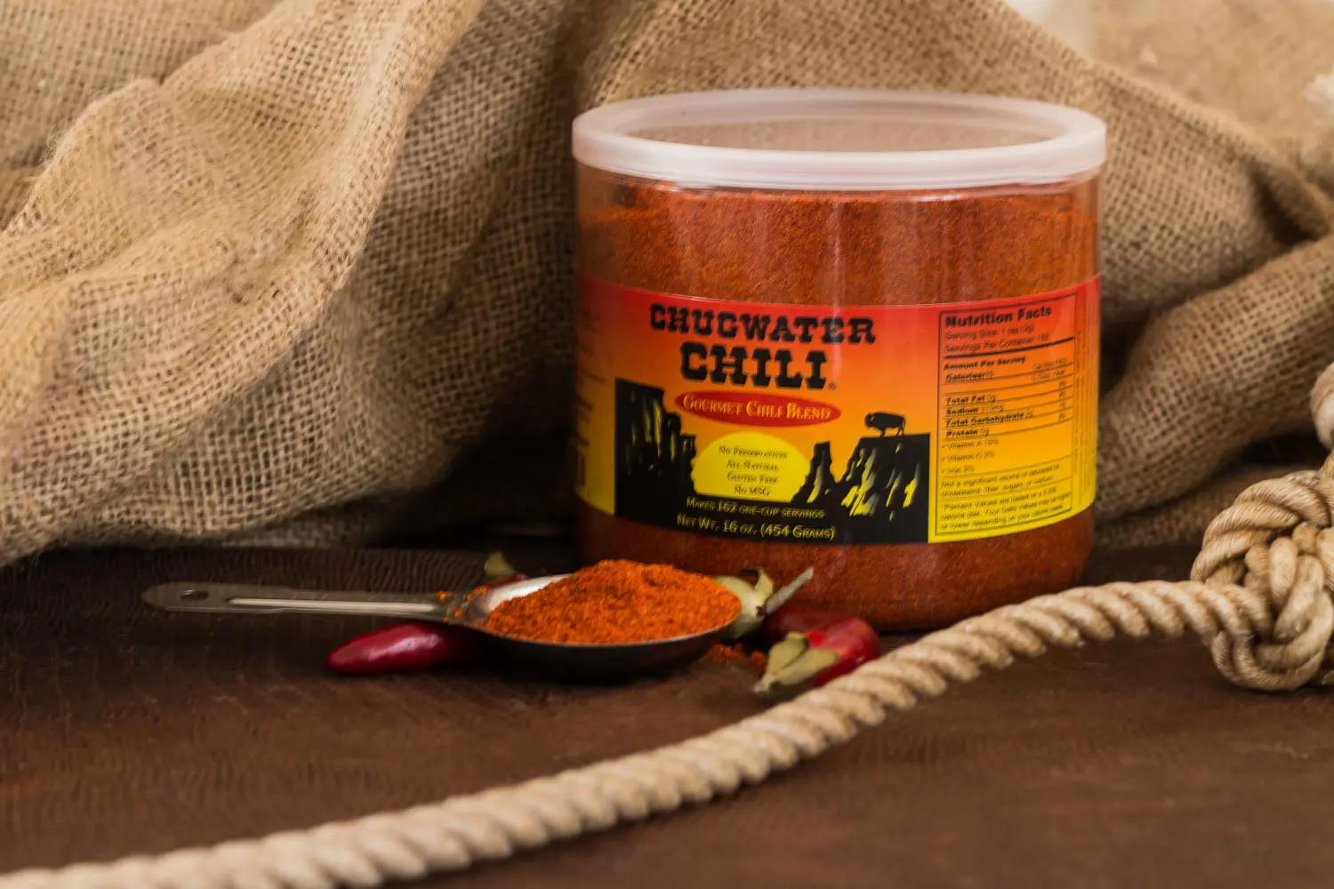 Chugwater Chili | Gourmet Chili Seasoning Mix & Taco Seasoning | 16oz Tub | Wyoming State Championship Chili Recipe | Secret Blend 12 Spices | All Natural, Gluten Free, No MSG & No Preservatives.