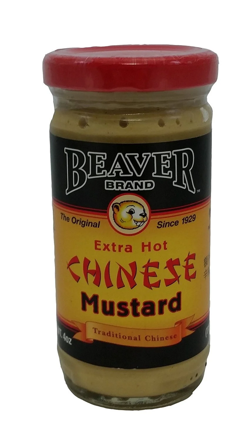 Beaver Extra Hot Chinese Mustard, 4 oz