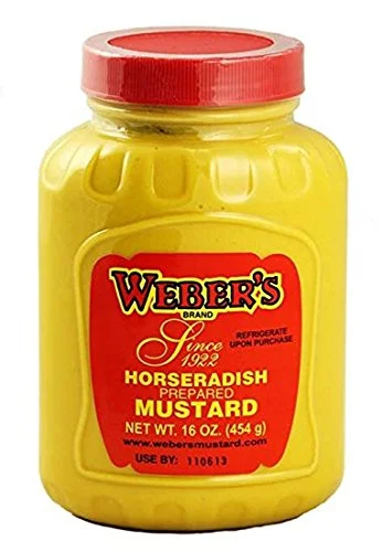 Webers Horseradish Mustard - 16oz. (2-Pack)