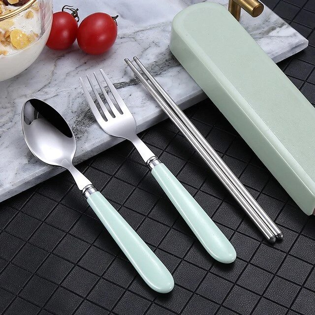 Portable Nordic Tableware Stainless Steel