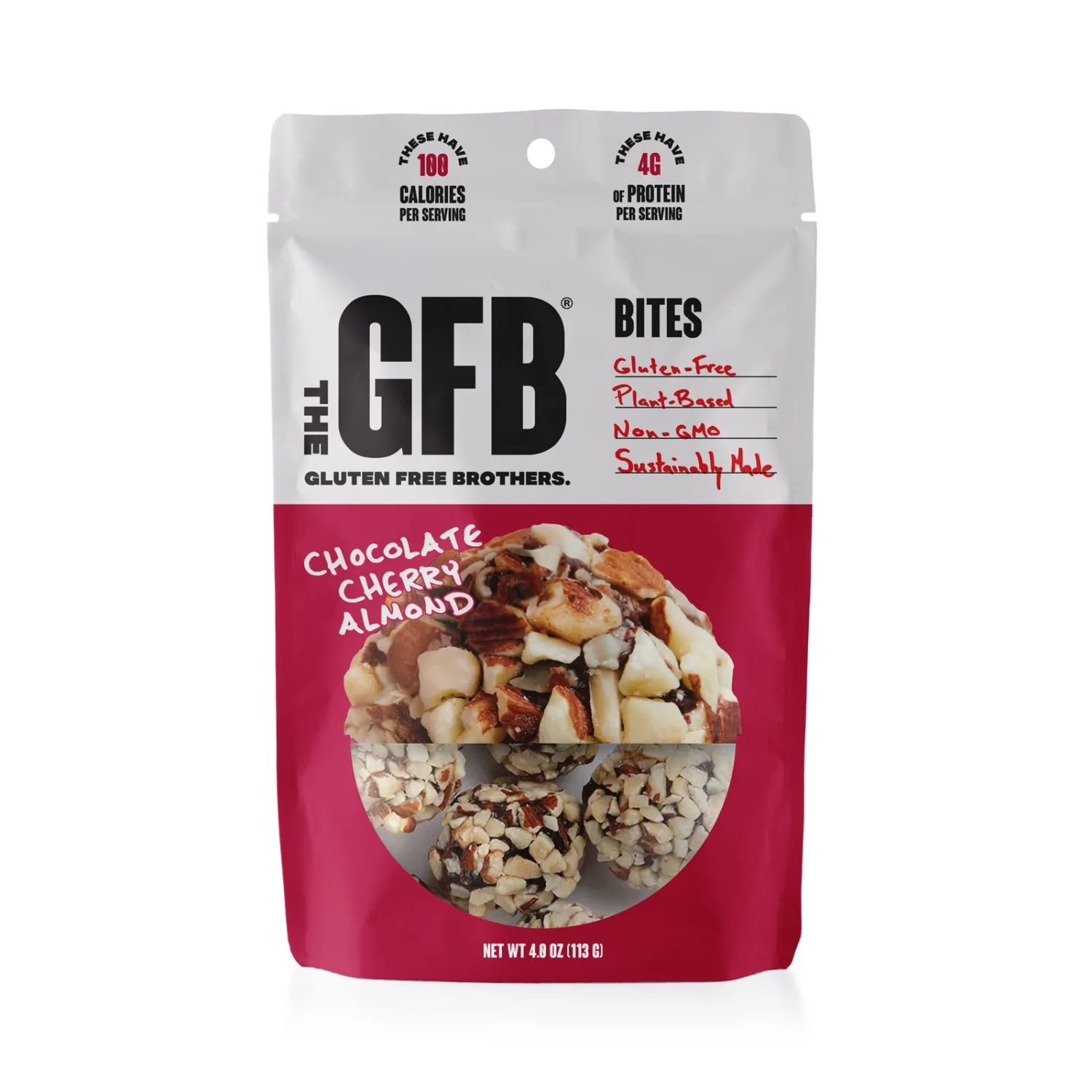 The Gfb, Bites Chocolate Cherry Almond, 4 Ounce