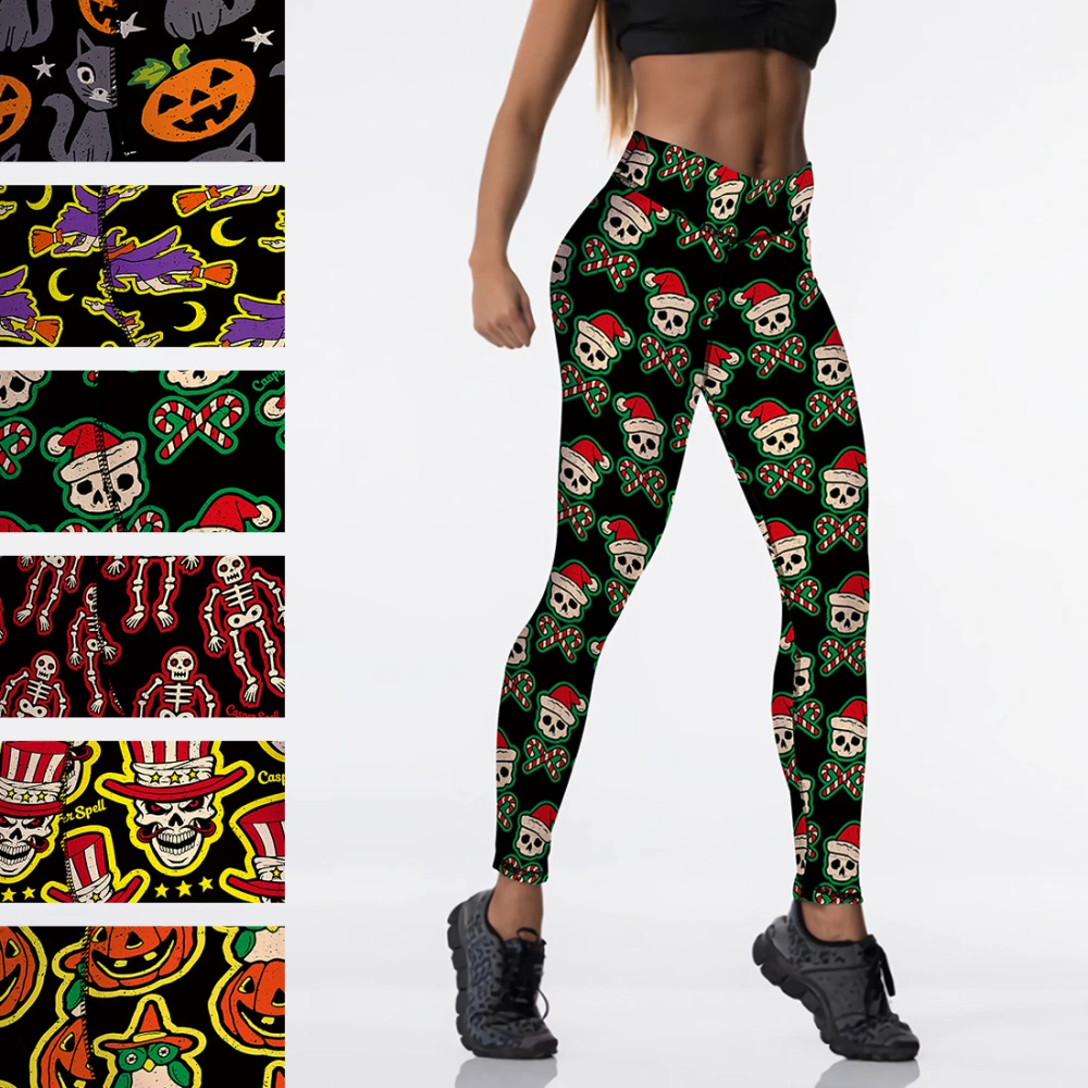 Women's Halloween Character Print Leggings