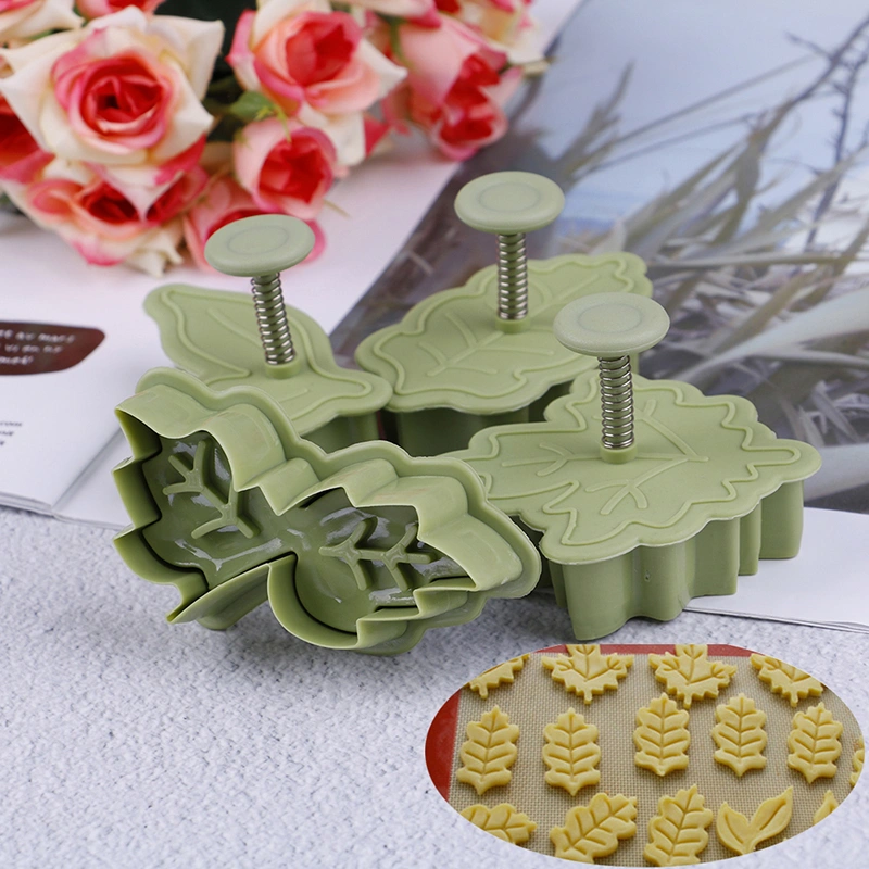 Leaf spring handle mold biscuit grinding fondant leaf mold