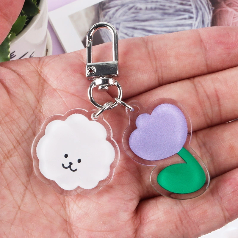 Love Cute Cloud Car Keychain Pendant Creative