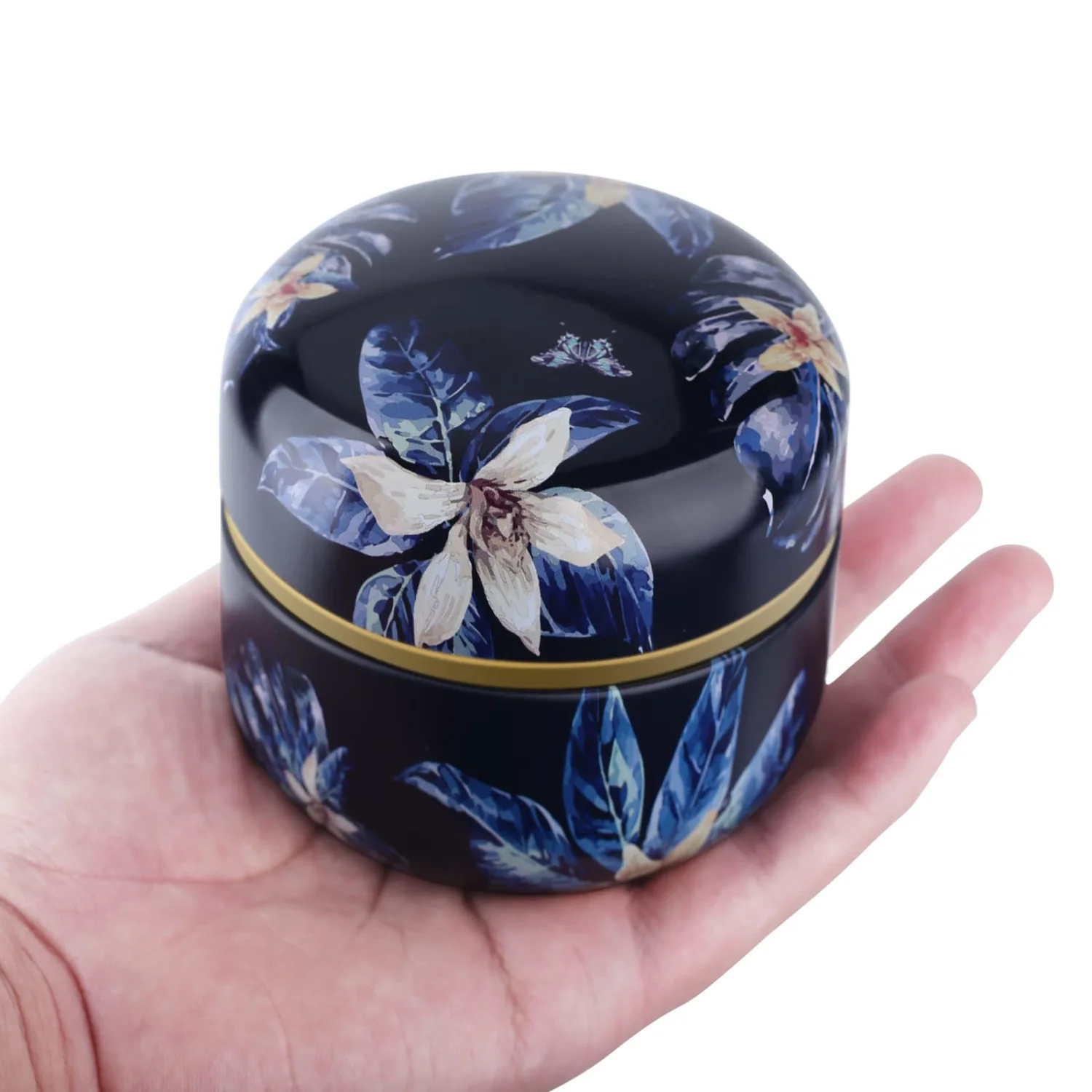 Portable Empty Loose Powder Box Cosmetic Make-up Loose Powder Box Case Holder with Lids and Powder Box Box for Home and Travel
