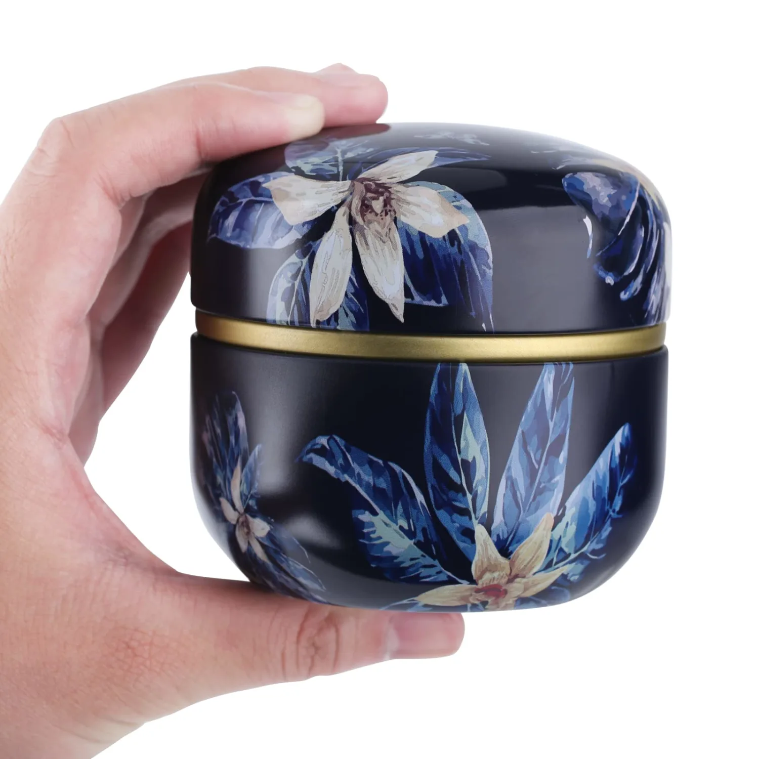 Portable Empty Loose Powder Box Cosmetic Make-up Loose Powder Box Case Holder with Lids and Powder Box Box for Home and Travel