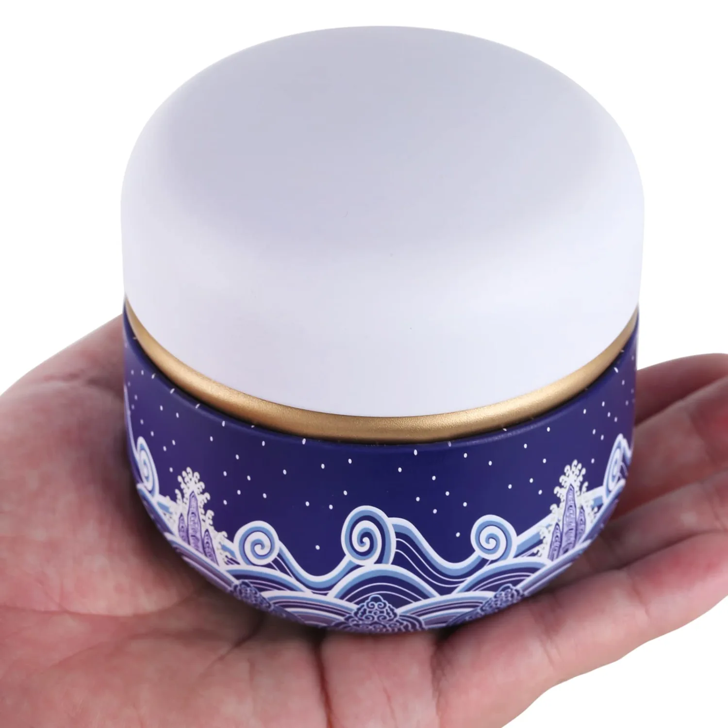 Portable Empty Loose Powder Box Cosmetic Make-up Loose Powder Box Case Holder with Lids and Powder Box Box for Home and Travel