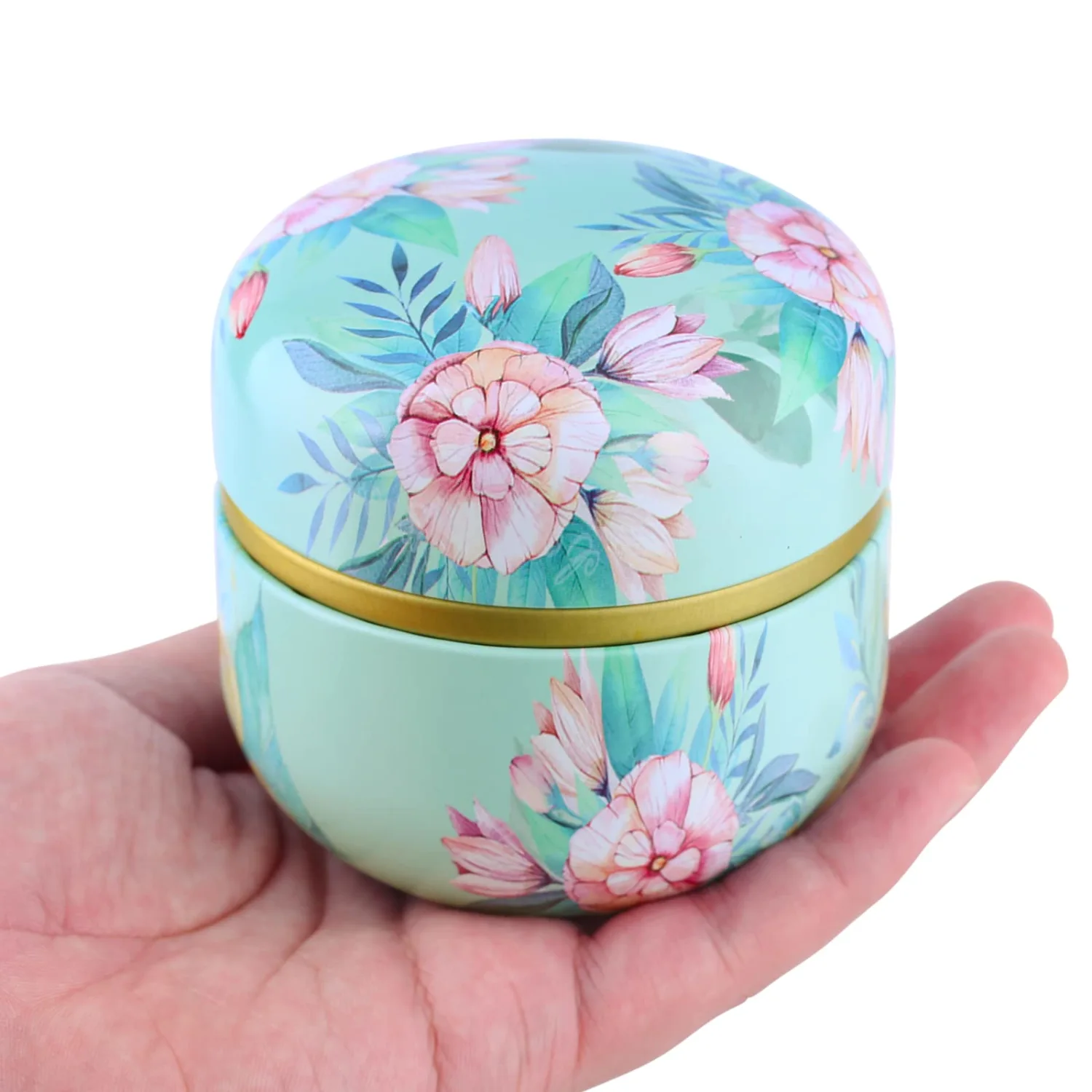 Portable Empty Loose Powder Box Cosmetic Make-up Loose Powder Box Case Holder with Lids and Powder Box Box for Home and Travel