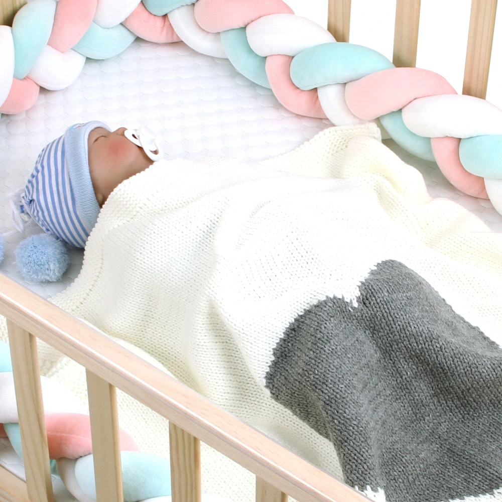 Baby Ins Wool Cover Quilt Love Knitted Blanket