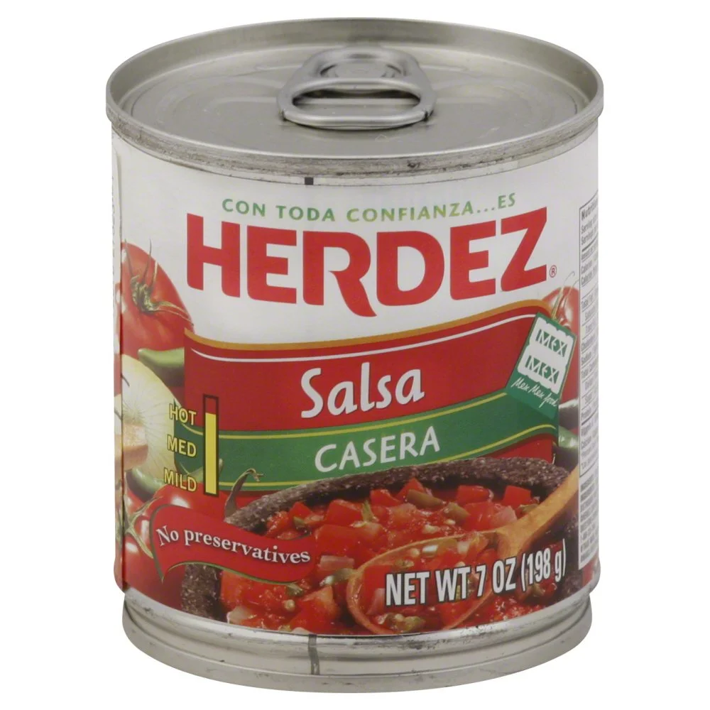 Herdez Salsa Casera, 7 Ounce Can (Pack of 12)