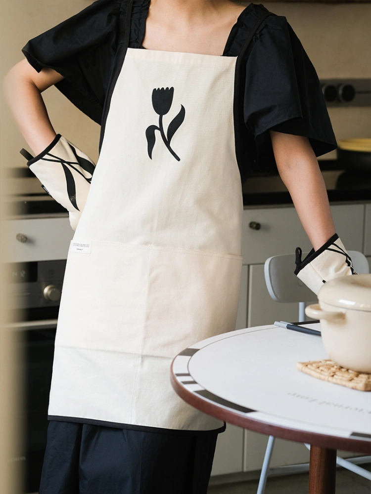 Pure Cotton Home Kitchen Baking Apron Simple