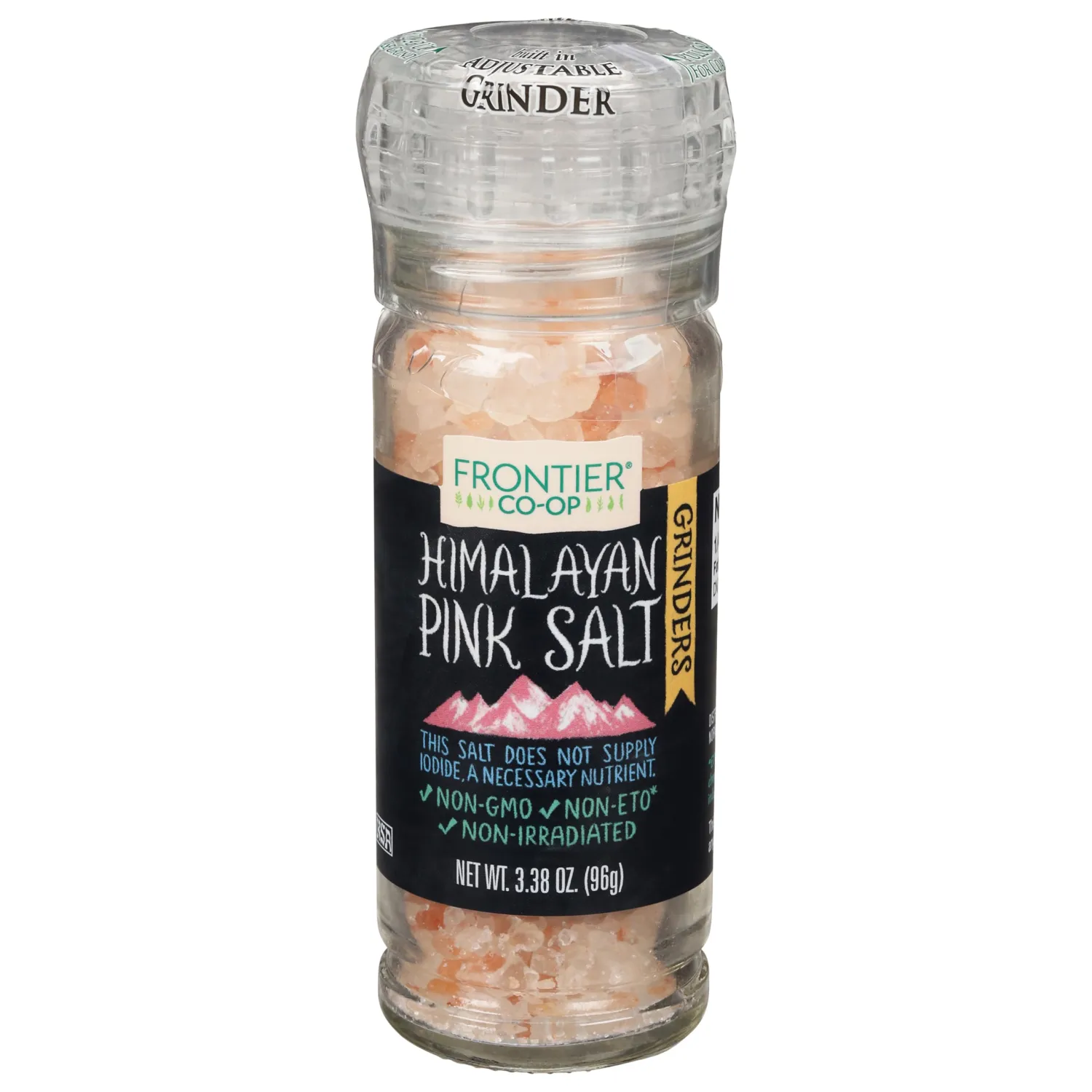 FRONTIER Pink Himilayan Salt Grinder, 3.38 OZ
