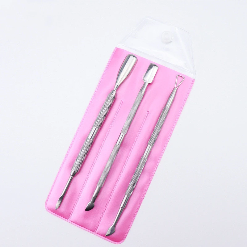 Stainless Steel Dead Skin Nail Art Tool Steel Push Set