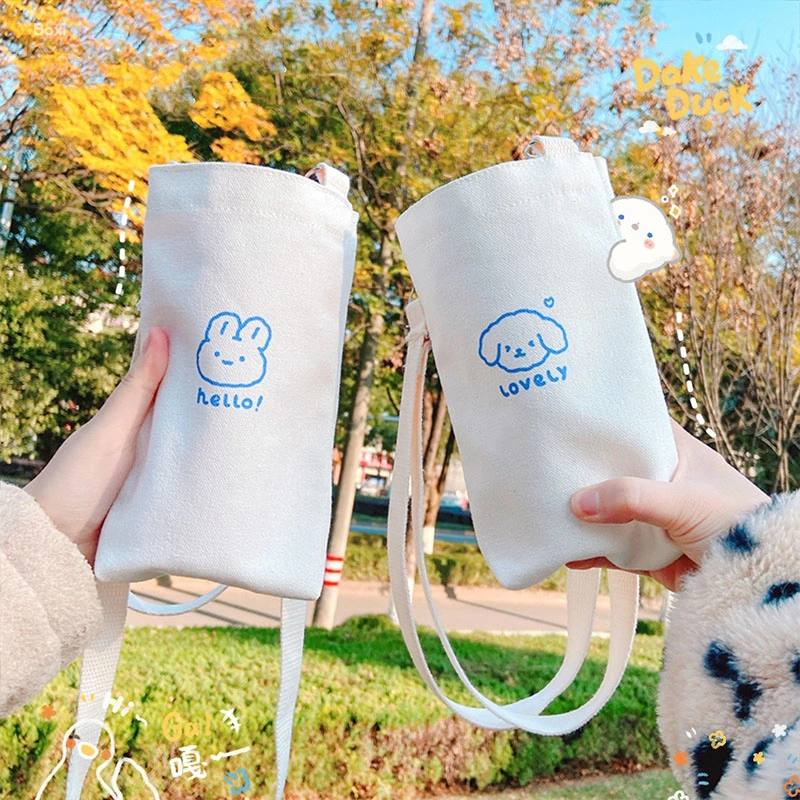 Simple Cartoon Cup Holder Portable Heat Insulation