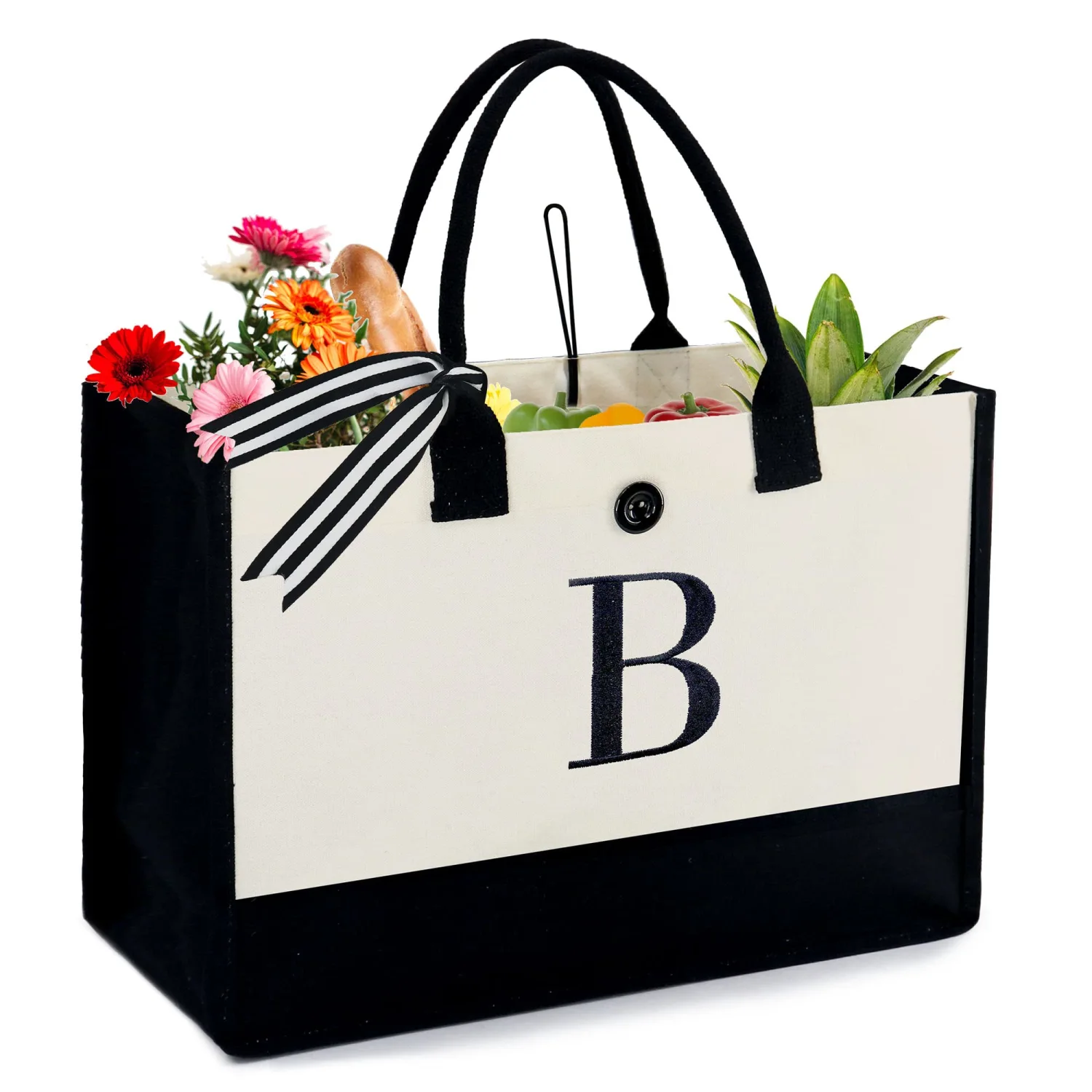 BeeGreen Birthday Gifts for Women 13oz Canvas Tote Bag For Women Who Have Everything Embroidery