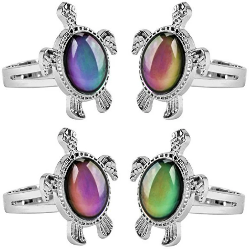 Mood Temperature Color Changing Alloy Ring