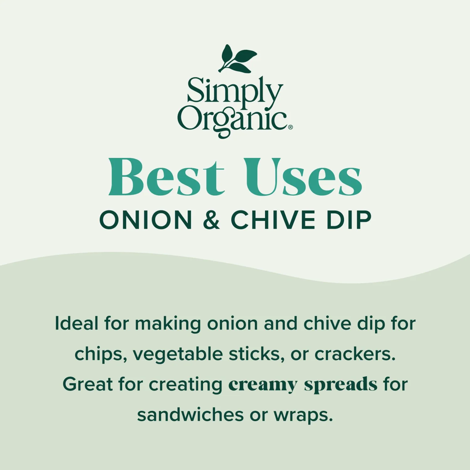 Simply Organic Onion & Chive Dip Mix, Certified Organic | 1 oz