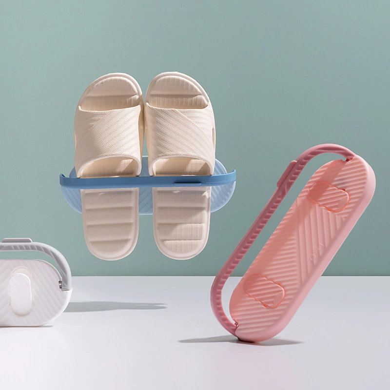 Japanese Multi-function Slippers Rack Without Punching