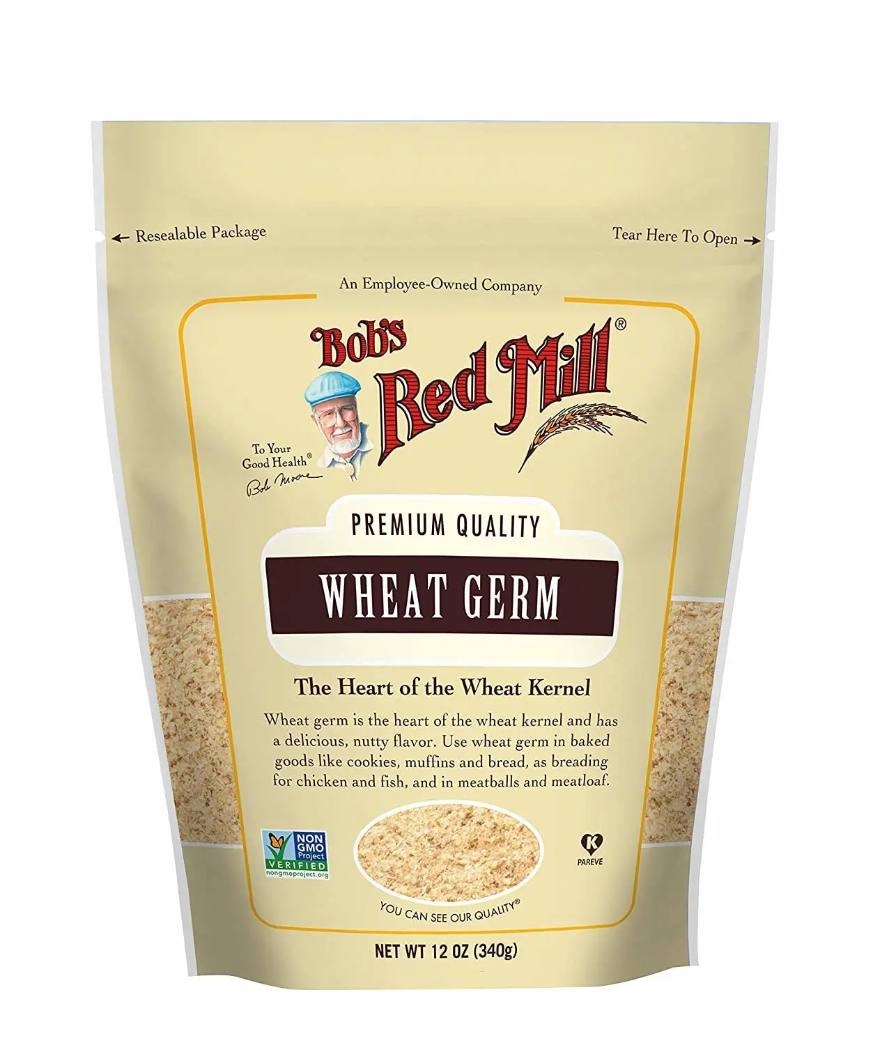 Bob's Red Mill Wheat Germ, 12 Ounce (Pack of 3)