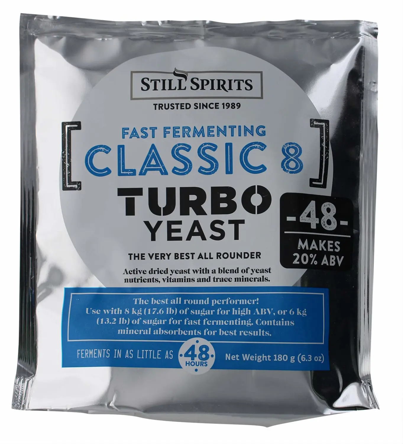 Still Spirits Turbo Classic 8 Yeast (Pack of 5)