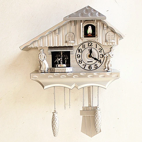 Clock Living Room Ultra-quiet Hanging Creative Cartoon Quartz