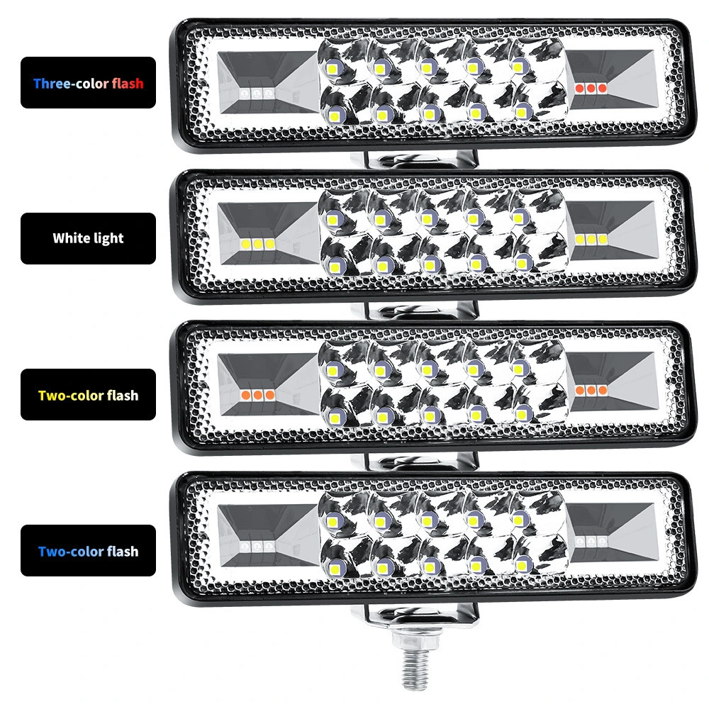 Car LED Work Light In-line 6 Inch 16LED Strobe