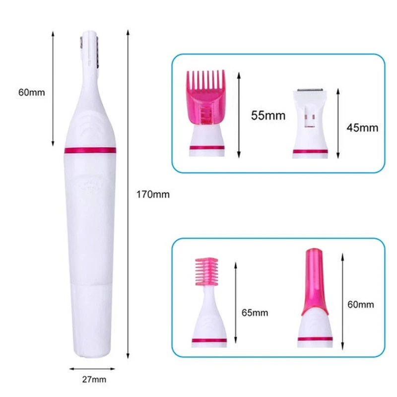 Portable Ladies Mini Electric Eyebrow Trimmer Epilator Ladies
