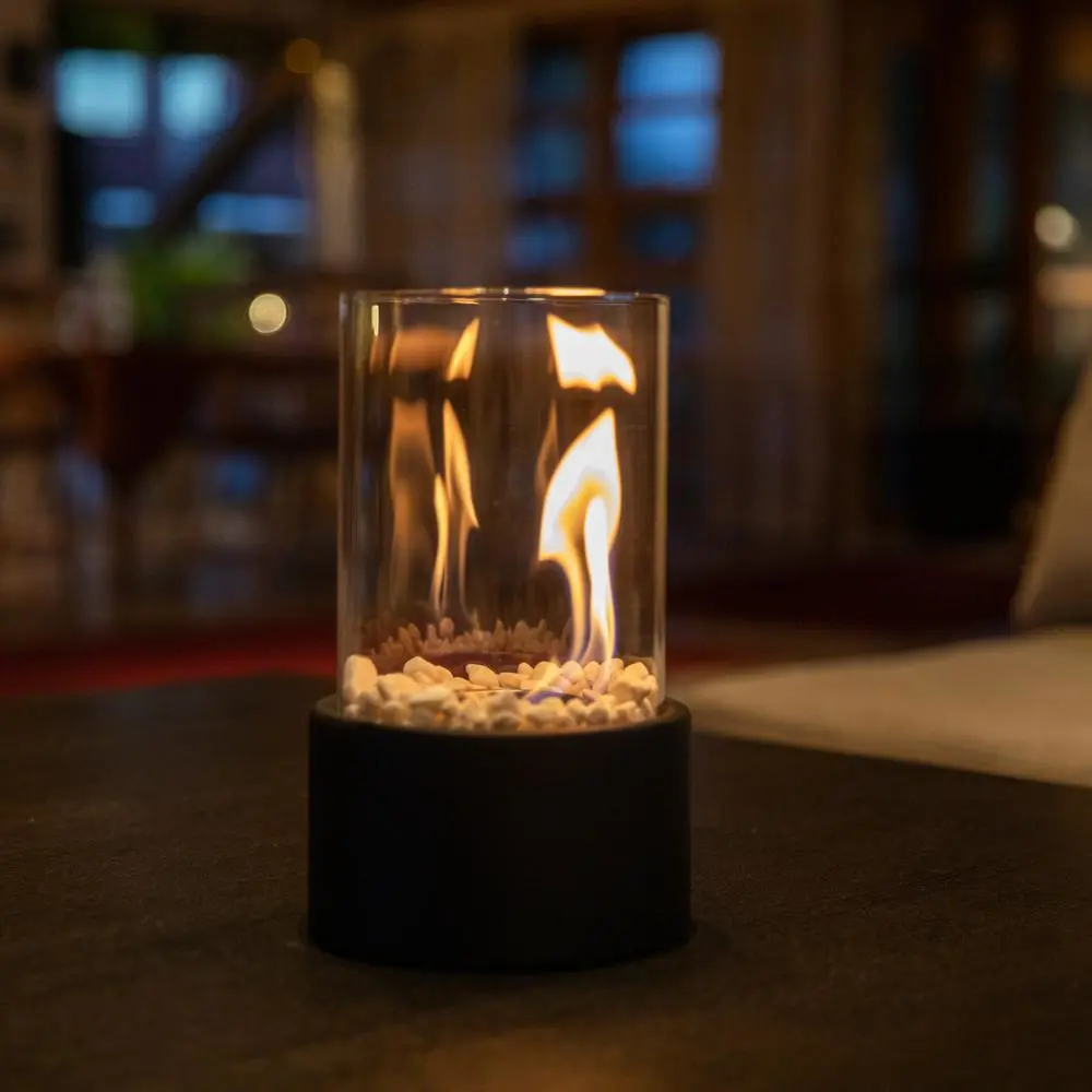 Alcohol Fireplace Small Portable Stove Desktop Cylindrical