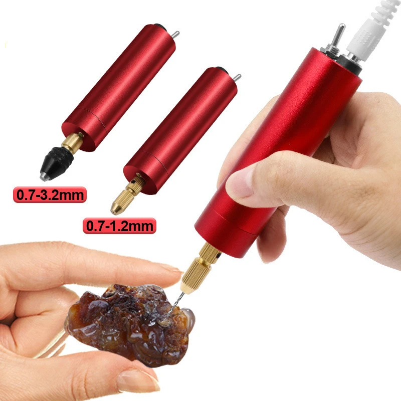 USB Red Mini Electric Engraving Pen Grinding And Polishing