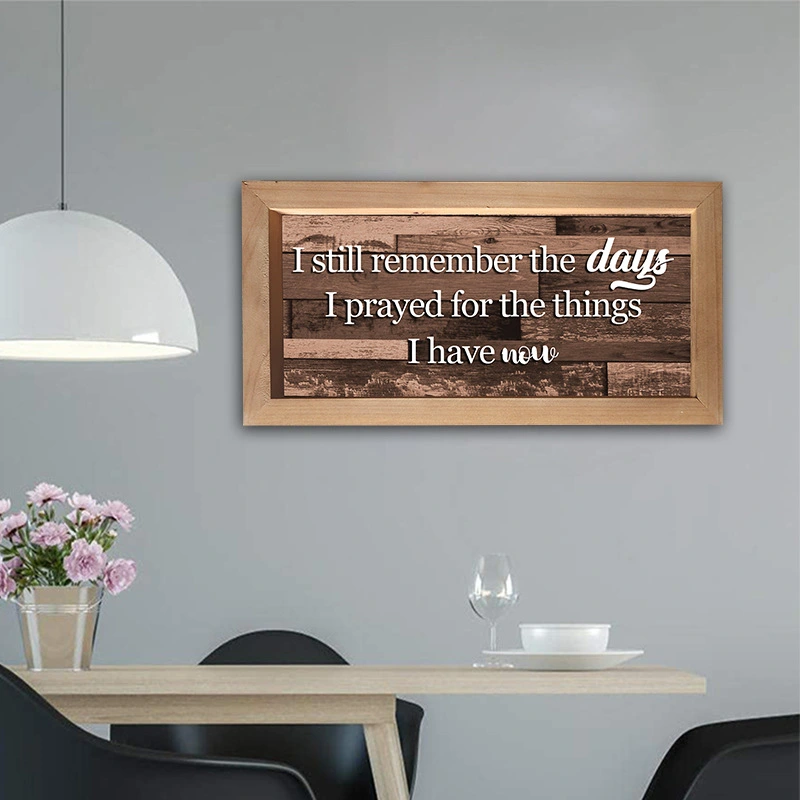 Indoor Home Decoration Wall Decoration Wooden Sign