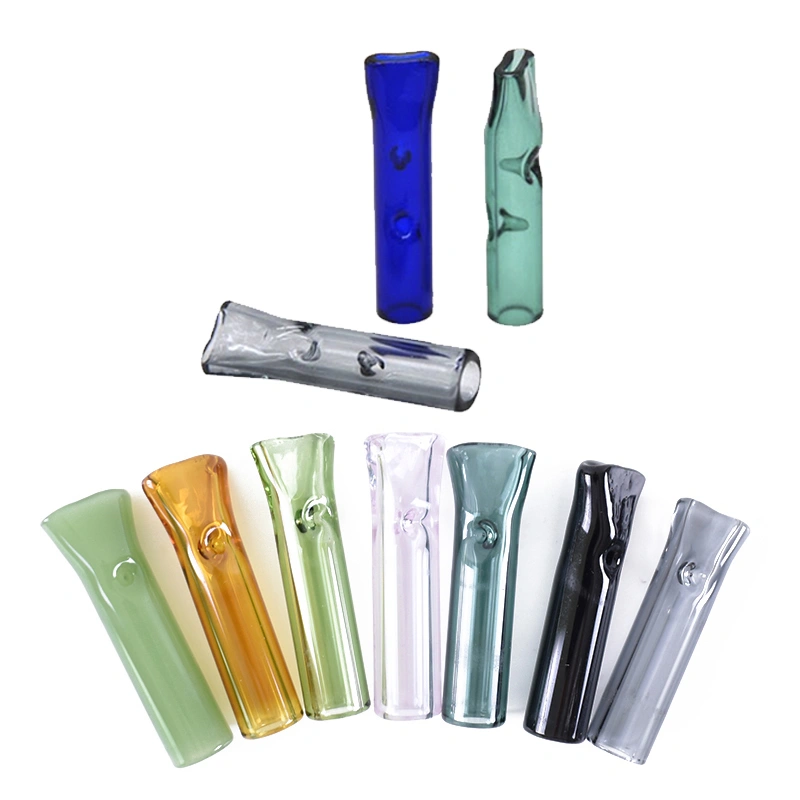 High Bay Silicon Glass Cigarette Holder Hookah Accessories Color Random