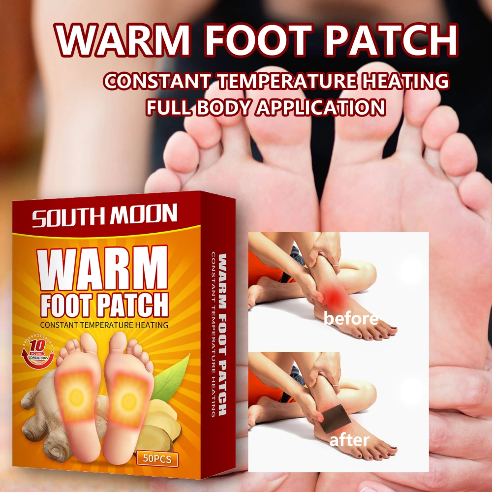 Ginger Warm Baby Foot Patch Improves Stress Relief