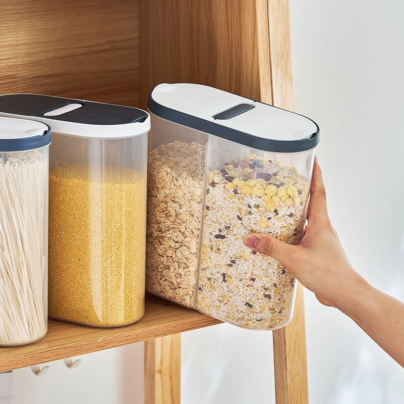 Household Whole Grains Compartment Storage Sealed Jar