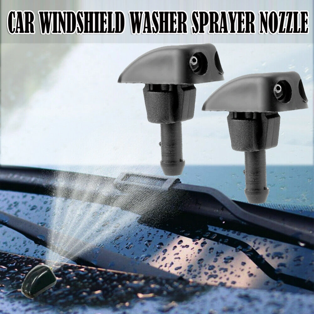 Pickup Square Head Water Nozzle Car Front Windshield Plastic Buckle