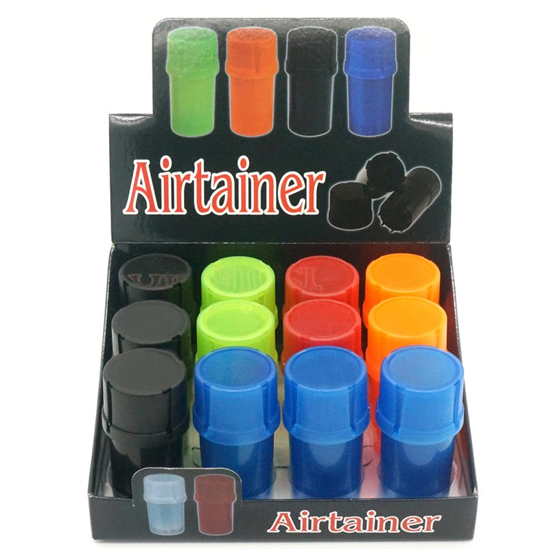 Round Seasoning Grinding Mixed Color Plastic Cigarette Grinder